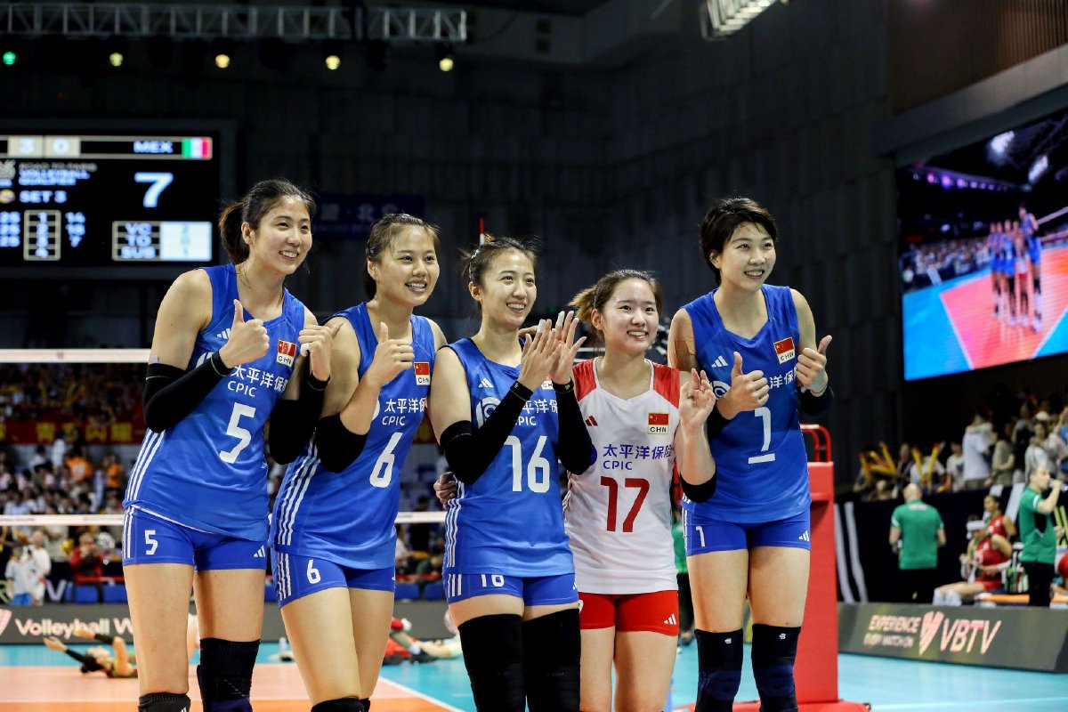 巴黎奥运会女排资格赛中国队3比0胜墨西哥获两连胜